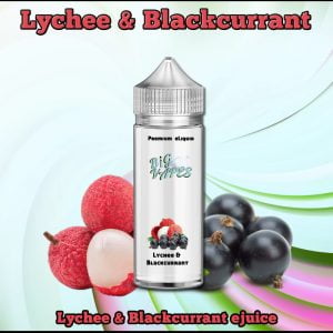 Big Vapes Lychee & Blackcurrant e-liquid is delicious combination of fresh juicy lychees & blackcurrants.